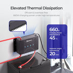 Renogy DCC50S 12V 50A DC-DC On-Board Battery Charger with MPPT + Bluetooth Module