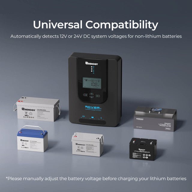 Renogy Rover Li 30 Amp MPPT Solar Charge Controller with Bluetooth Module