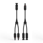 Renogy Solar Connectors Y Branch Parallel Adapter Cable MMF+FFM Pair