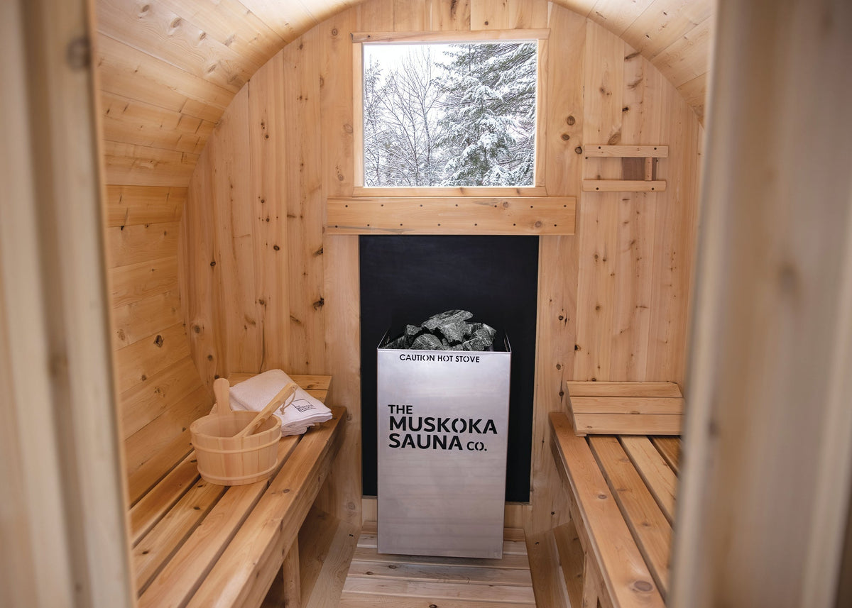 Classic 7'x 8' Barrel Sauna