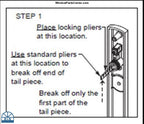 Replacement Kwikset Weiser Keyed Cylinder
