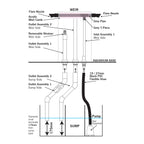 D-D Aqua-Pro Reef 1800 Tank & Cabinet (Natural Oak)