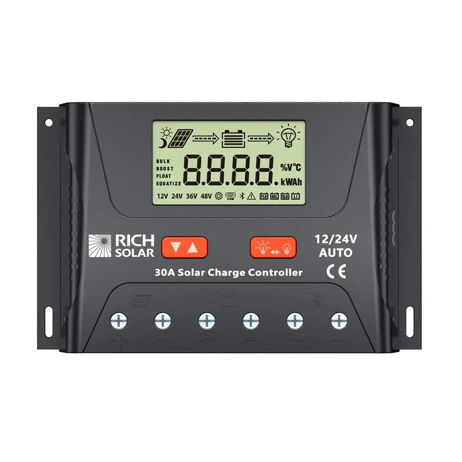 Rich Solar 30 Amp PWM Solar Charge Controller