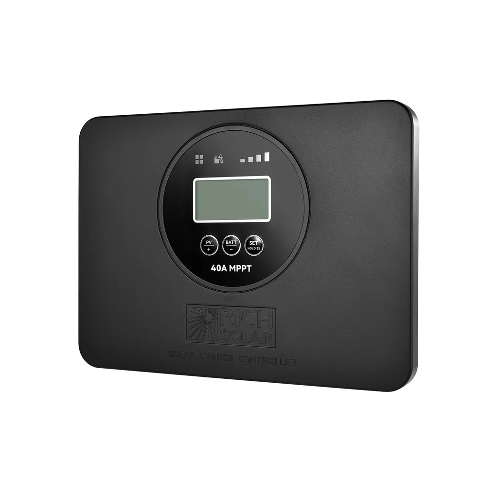 Rich Solar BRAVO PRO 40 Premium 40A 12V/24V MPPT Flush Mount Solar Controller
