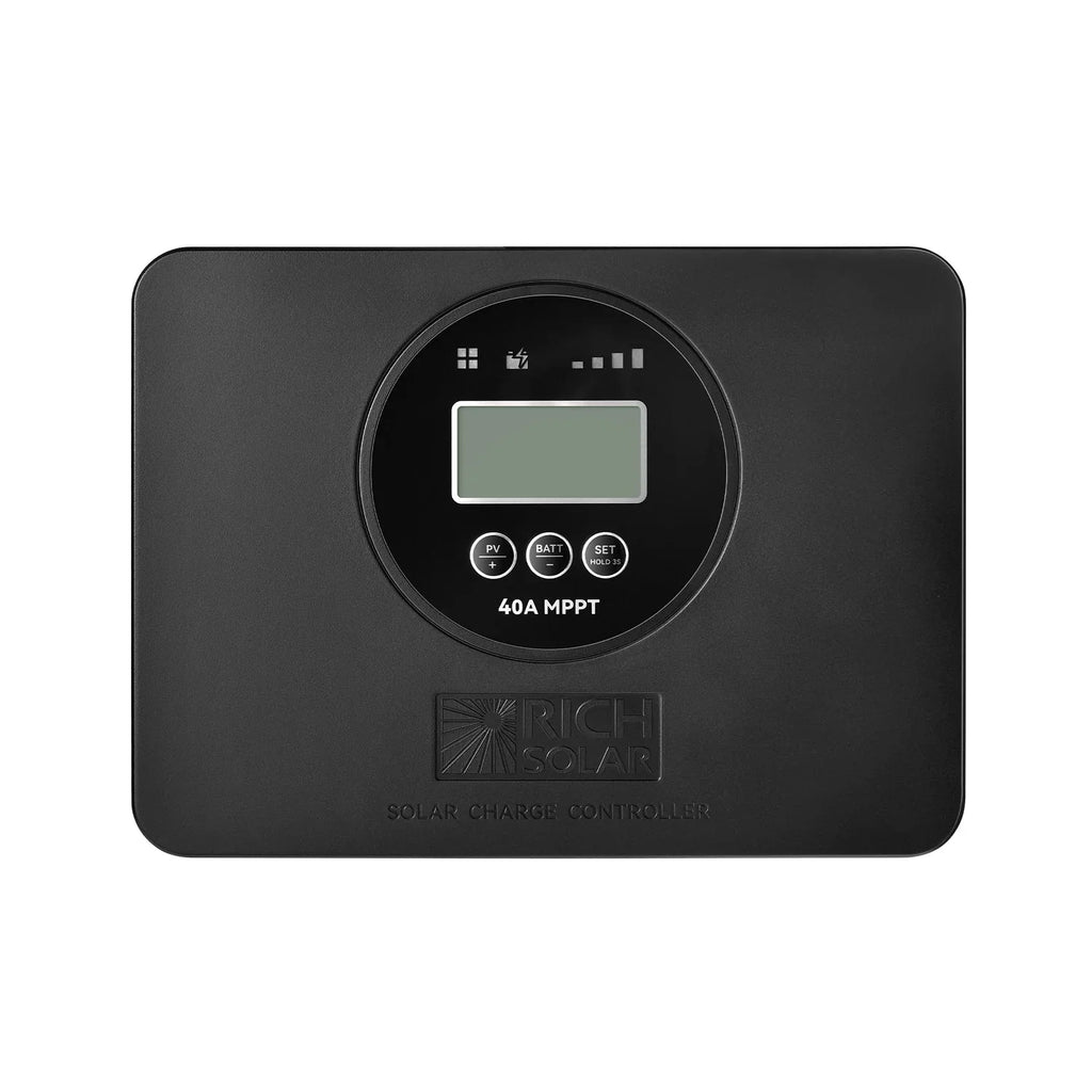Rich Solar BRAVO PRO 40 Premium 40A 12V/24V MPPT Flush Mount Solar Controller