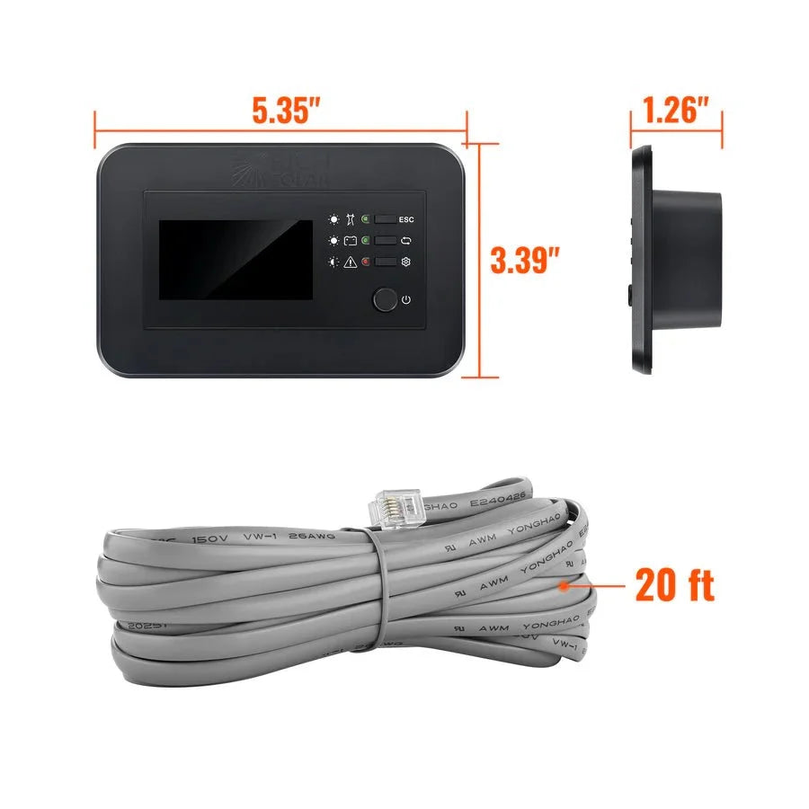 Rich Solar Inverter Remote Control with LCD & Bluetooth