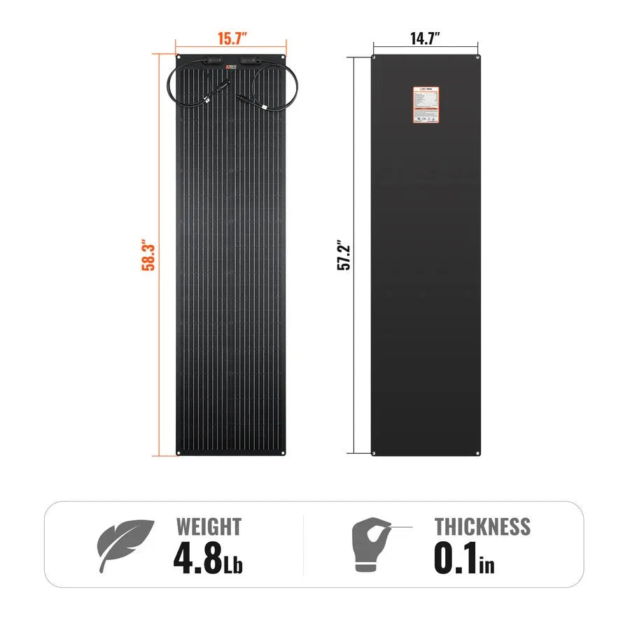 Rich Solar MEGA 100 PRO FLEX 100W 24V Flexible Solar Panel