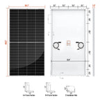 Rich Solar MEGA 335 PRO 335 Watt Monocrystalline Solar Panel