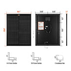 Rich Solar MEGA 50 ONYX 50 Watt Solar Panel