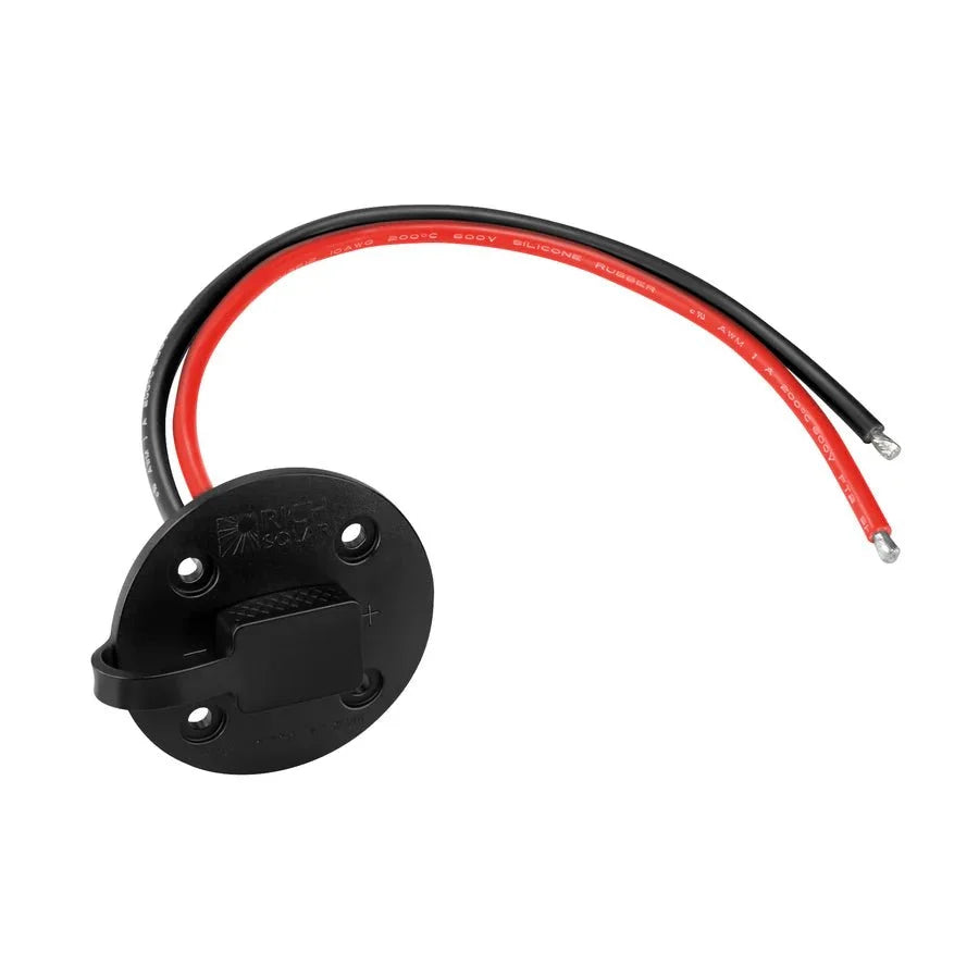 Rich Solar SAE Socket Sidewall Port with 10AWG Cable