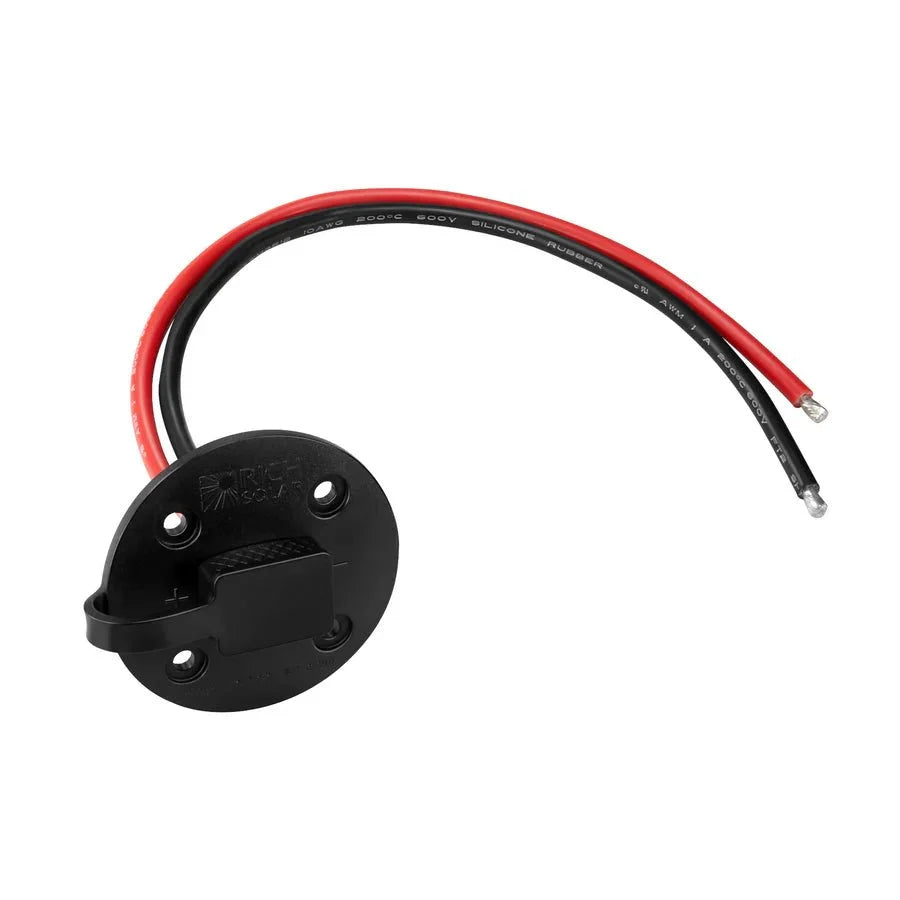 Rich Solar SAE Socket Sidewall Port with 10AWG Cable