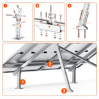 Rich Solar Solar Ground Mount Fits MEGA 100/MEGA 100 SLIM/MEGA 150