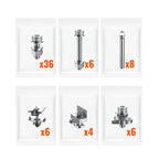 Rich Solar Solar Ground Mount Fits MEGA 200/MEGA 220/MEGA 250
