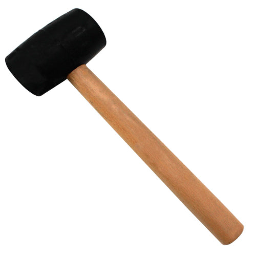 FHC Rubber Mallet with Hardwood Handle - 1 Pound - RM1