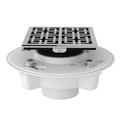 Open Box - Rohl SDPVC2-3-3142APC 3" PVC Shower Drain Body Kit with Weave Cover