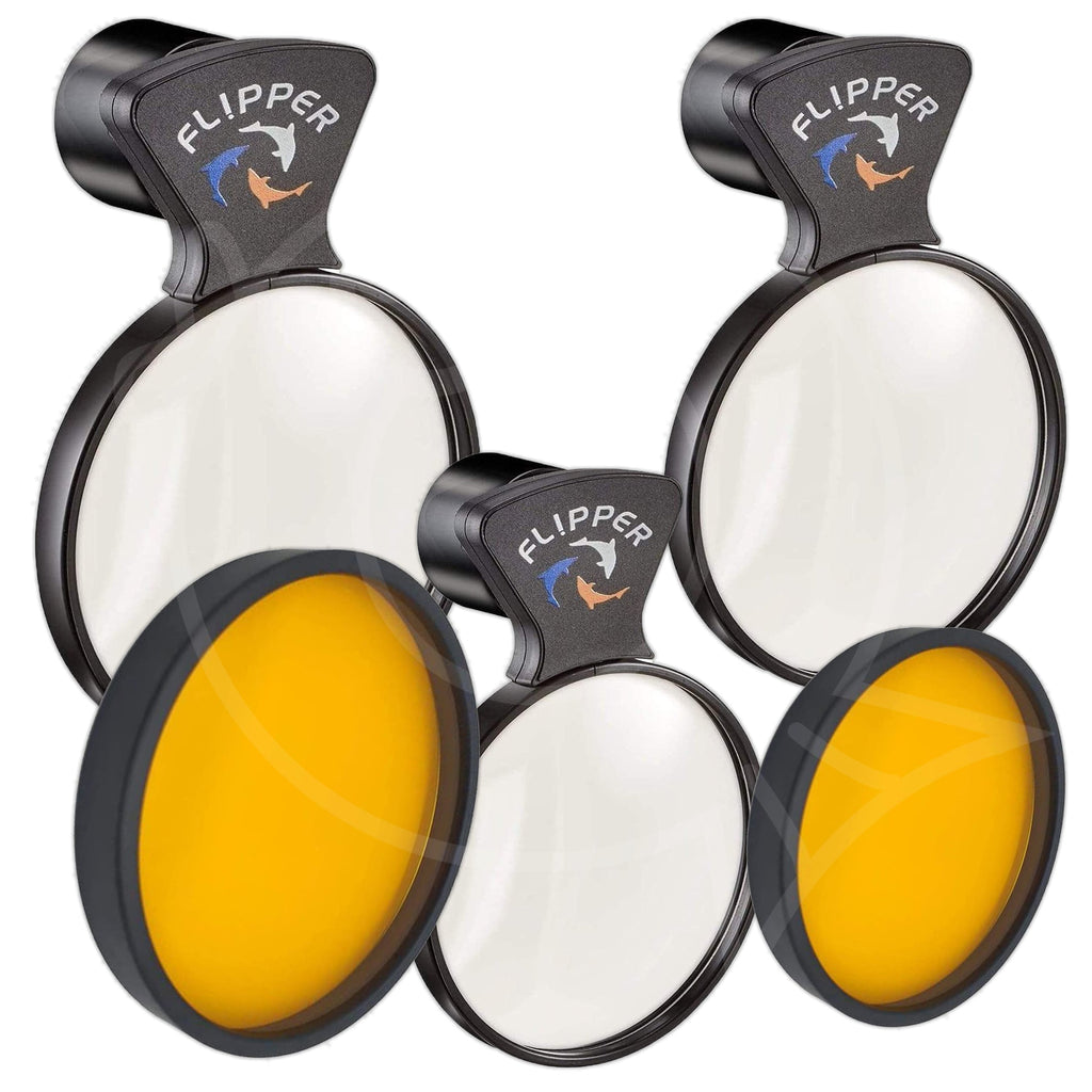 Flipper Deepsee Magnetic Aquarium Viewer: 3", 4", 5" Lens Set