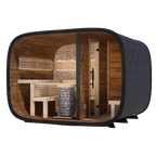 Leil Round Cube Double Sauna