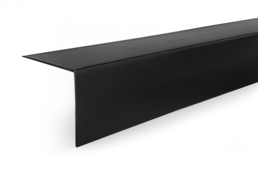 1m & 2.48m Length – Black PVC Corner Angle Trim 90° Plastic Equal & Unequal Edge Protector