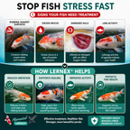 Colombo Lernex Pond Fish Parasite Treatment - Skin, Gill, & Anchor Worm Control