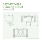 Kayflow Ogee 120mm Gutter Parts
