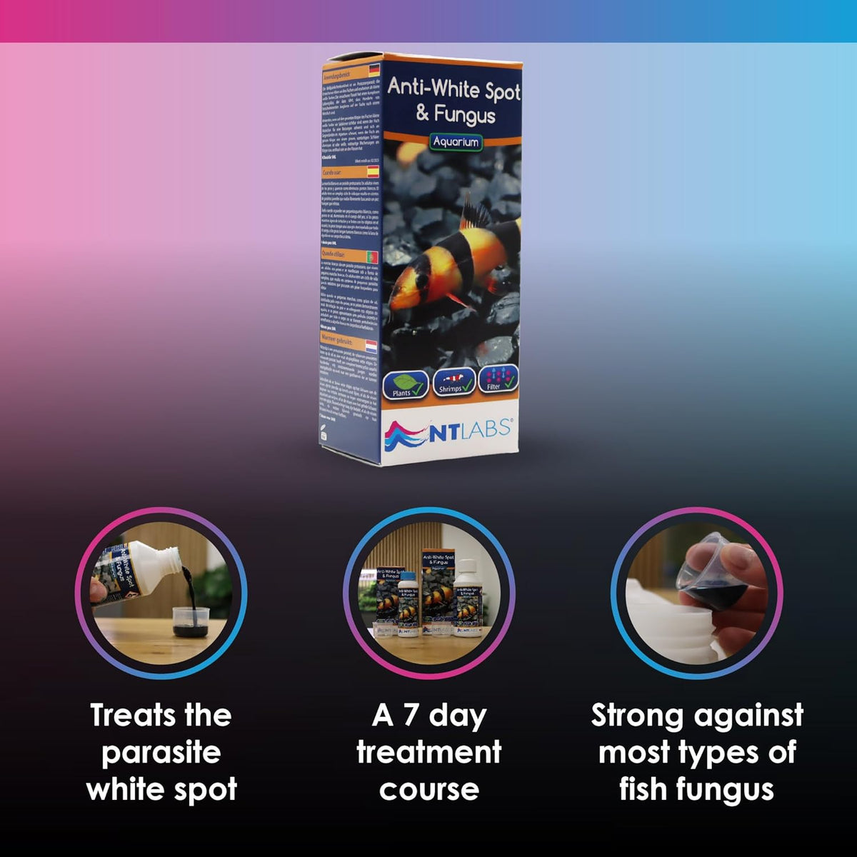 NT Labs Aquarium Anti-White Spot & Fungus 250ml