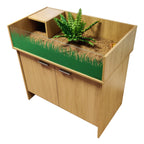 VivExotic Tortoise Table: Oak, Black, Grey (2023)
