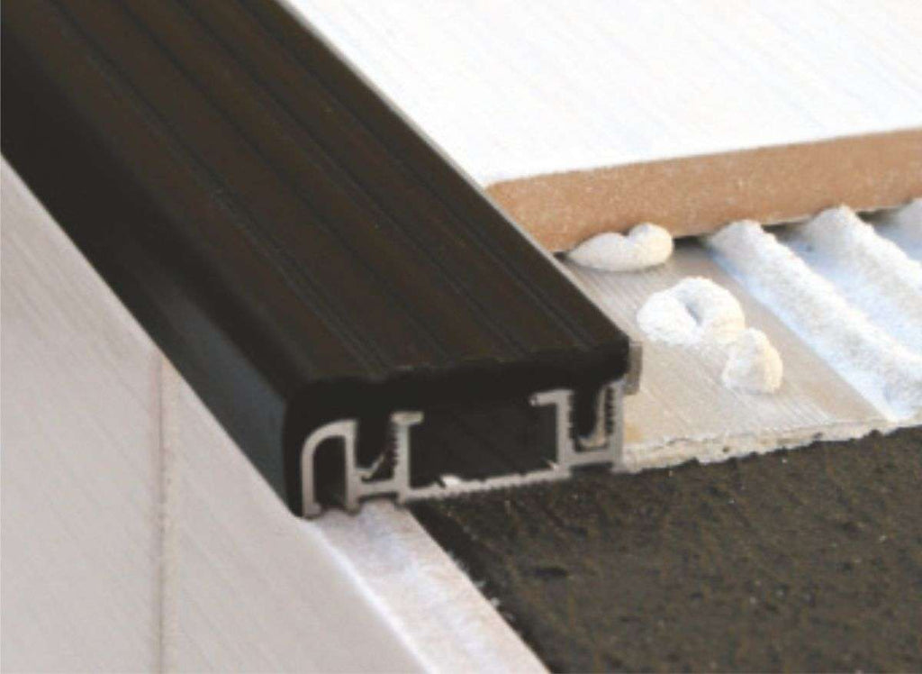 NIB Aluminium Stair Nosing – Anti-Slip Edge Trim for Tiles & Stone (10–12mm)