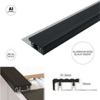 NIB Aluminium Stair Nosing – Anti-Slip Edge Trim for Tiles & Stone (10–12mm)