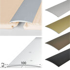 A72 100mm Anodised Aluminium Self Adhesive Door Threshold Strip