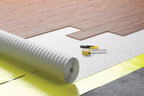 Acoustic Underlay Roll 2 MM Thick White 10 m² to 25 m² Soundproof Laminate Wood Flooring