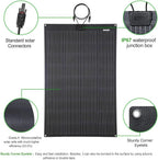 500W 12V Shingled Flexible Mono Solar Panel Caravan Camping RV