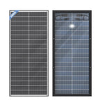 2 Pack 300W 12V Bifacial Shingled Fixed Solar Panels – 600W Bundle