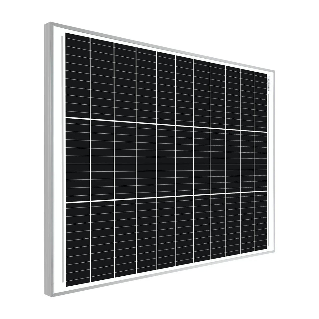 2 Pack 250W 12V Bifacial Monocrystalline Fixed Solar Panels – 500W Bundle