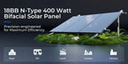 6 × 400W 12V Fixed Shingled Mono Solar Panel Bundle