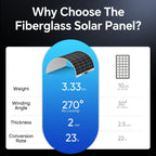 500W 12V Monocrystalline Flexible Solar Panel