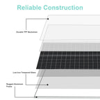 4 × 300W 12V Fixed Monocrystalline Solar Panel Bundle