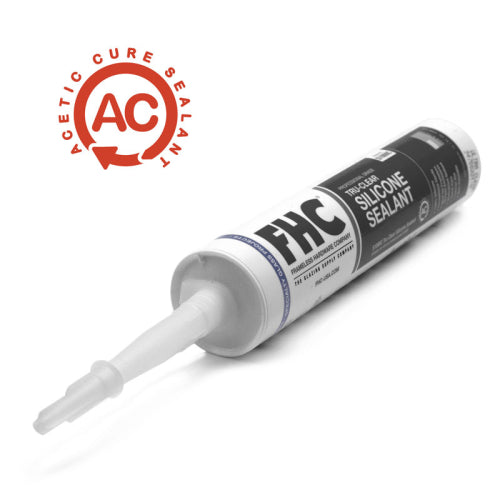 FHC TRU-Clear S1000C Series Silicone Sealant [10.1 Fl Oz. Cartridge] - S1000C