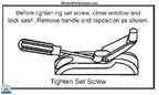 EntryGard Folding Handle Conversion Kit Information Only