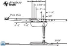 Amesbury Truth Maxim DLX Casement Dual Arm Low Profile Operator