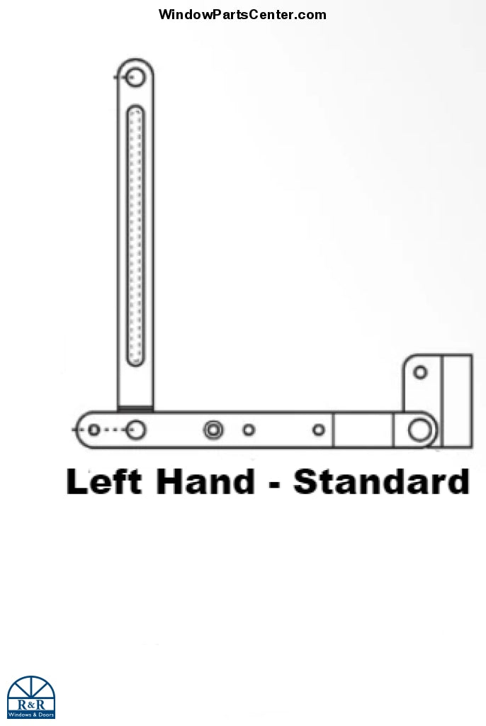 S1097 Peachtree Top Casement Hinge Assembly Left Hand / Standard Window Parts