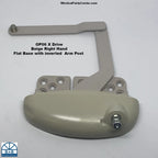 S1110 Roto X Drive 0P06 and Pro Drive 0P05 Split Arm Dyad Casement Operator With Flat Base and Inverted Arm Post