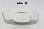 S1111FLC Roto Positive Action Locks Flip Lock Cover for Double Hung, Single Hung  and Horizontal Slider Window. Cover  Color White G2 on a white background