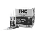 FHC S150 Series Acetic Cure Silicone Sealant - Black Cartridge - S150BL