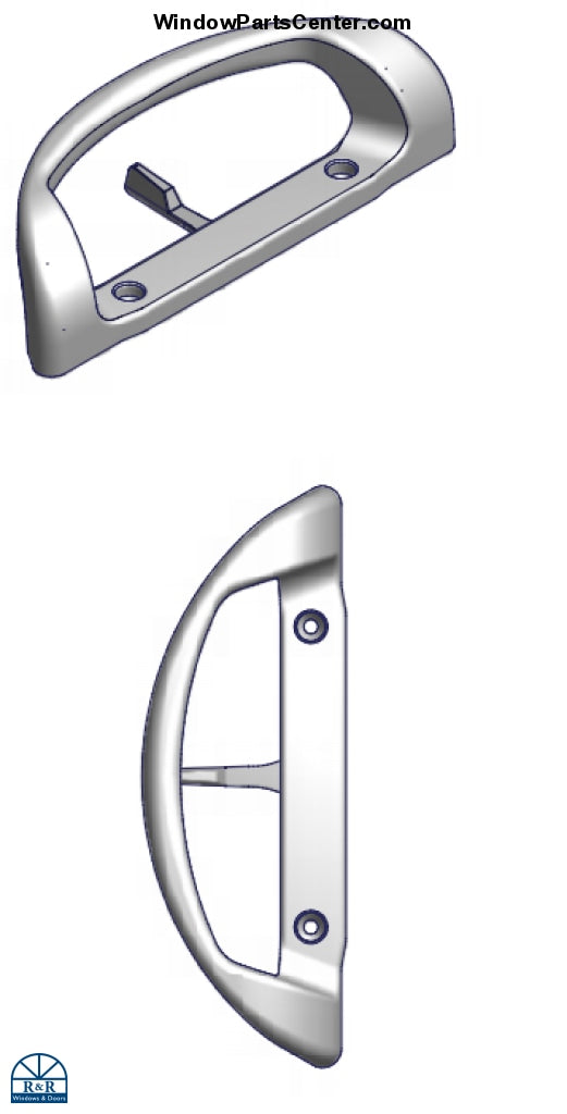 S3018 Amesbury Truth 3506 3506 Mortise Style Handle Set with 3 15/16 Inch Hole Centers Sliding Patio Doors