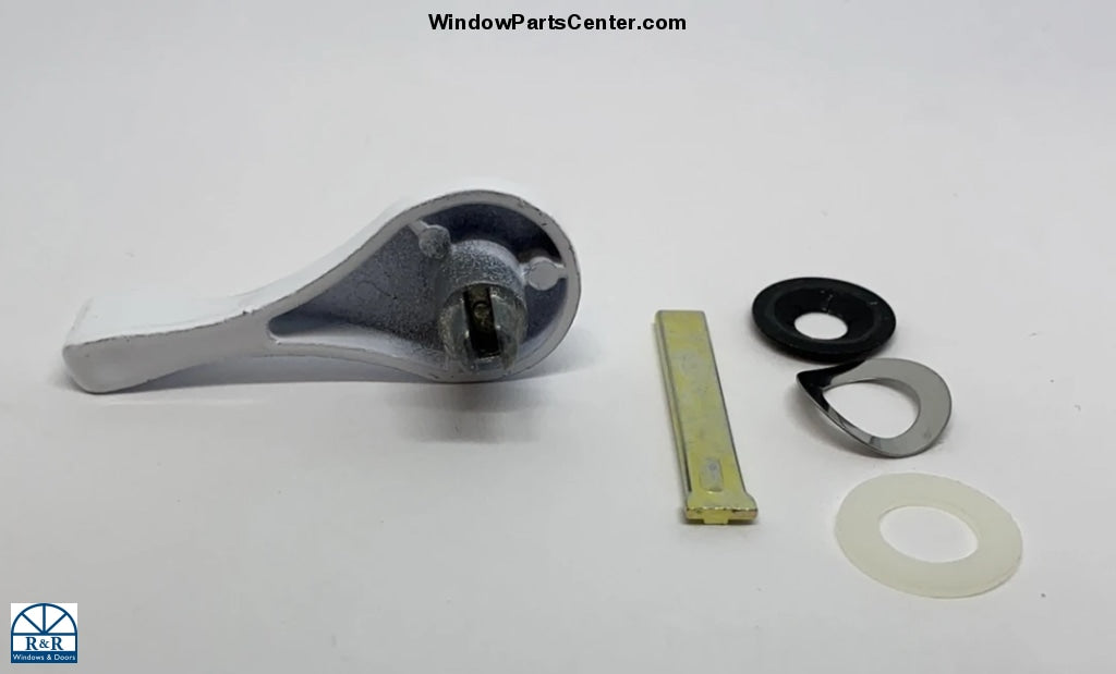S3019 - Patio Door Handle Thumb Turn Replacement Kit With Full Tail Amesbury Truth