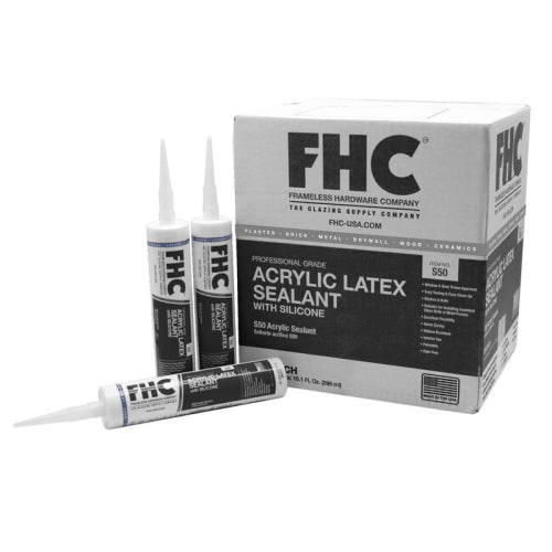 FHC S50 Series Acrylic Latex With Silicone - Clear Cartridge - S50C