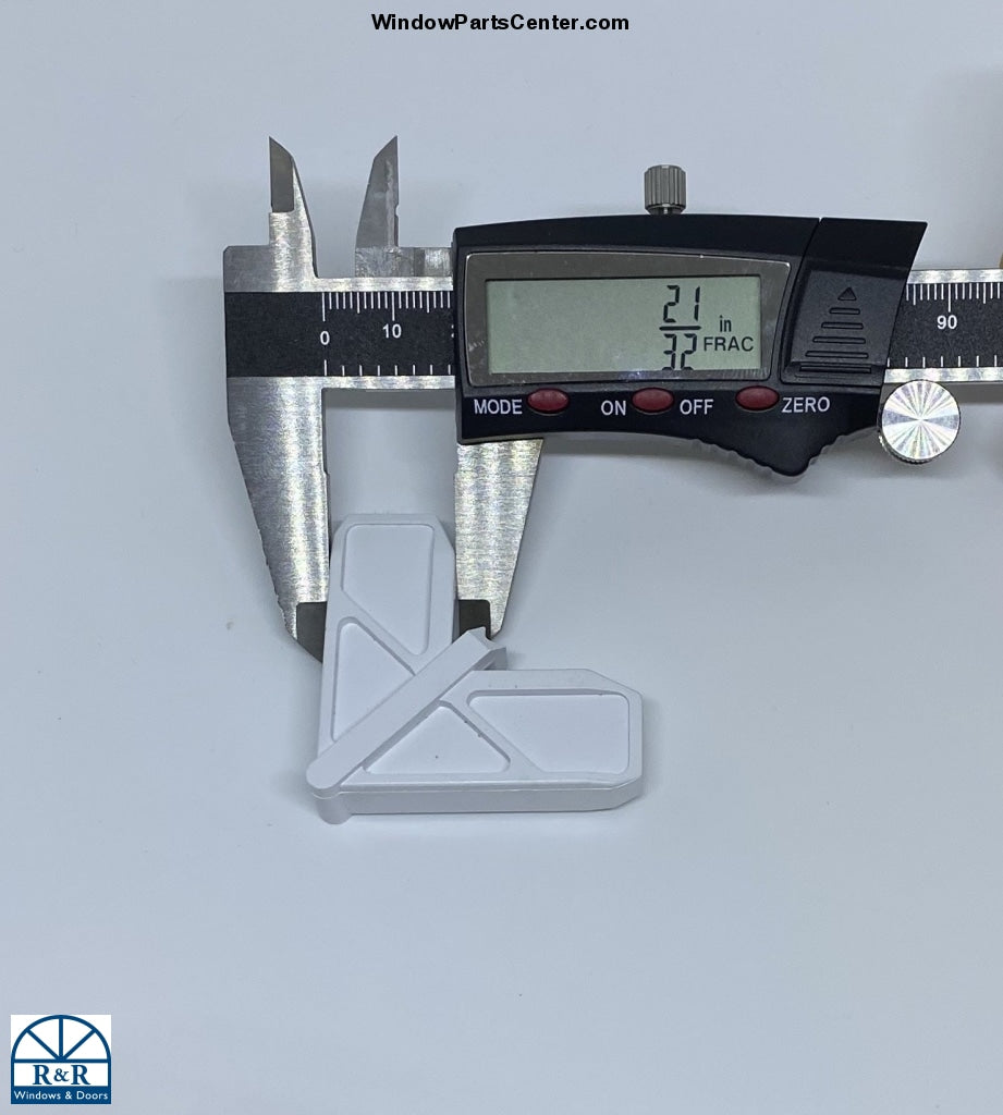 S6010 - Outside Plastic Mitered ScreenCorner for 1 inch Frame