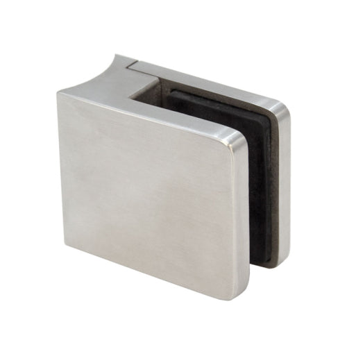 FHC SQ Series Glass Clamp with Radius Base [for 1/2" and 9/16" Glass]