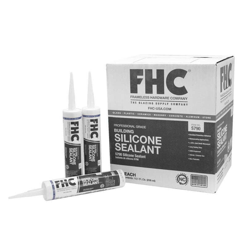 FHC S790 Series Neutral Cure Silicone Building Sealant - White Cartridge - S790W