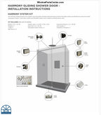 S800 - Brixwell 22-268BNK and 22-268BCH GLIDING SHOWER DOOR SYSTEM